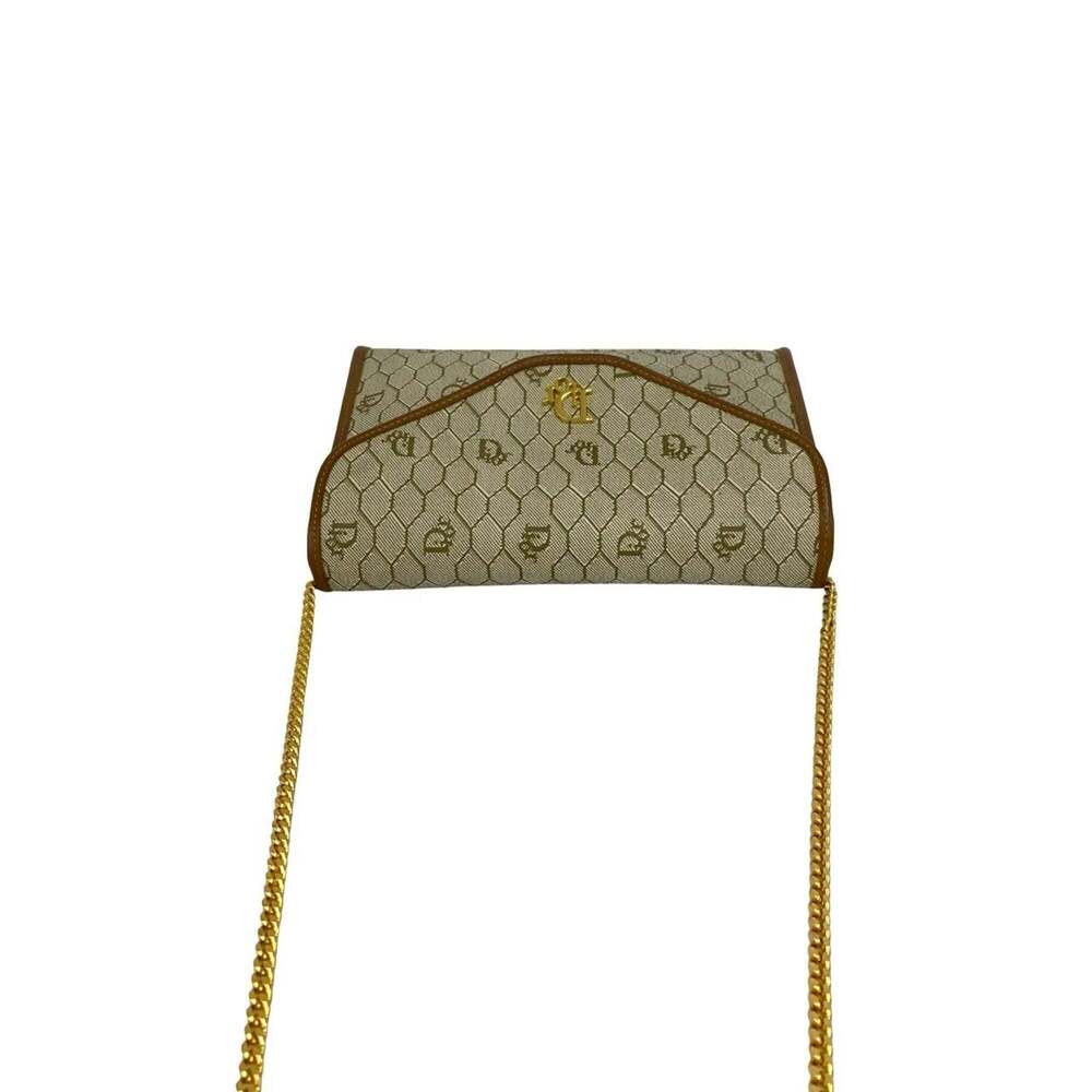 CHRISTIAN DIOR Vintage Cream Leather Shoulder Bag - Picture 4 of 9
